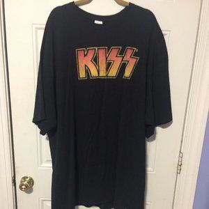 Kiss 3XL Classic Logo Sunrise Adult Unisex T-Shirt